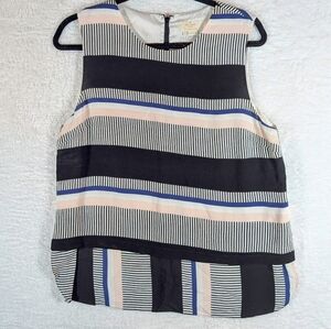 345-kate‎ spade Multicolor Striped Sleeveless Blouse